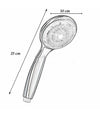 Soffione Led Rgb Doccetta A Telefono 25 Cm Cromoterapia Doccia Emozionale 79899