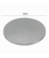Soffione Per Doccia Anticalcare In Abs Cromato Effetto Pioggia Tondo 22 Cm 59226