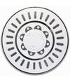 Soffione Per Doccia Bagno Rotondo 15 Cm In Abs Doccetta Con Filtro Cromato 69288