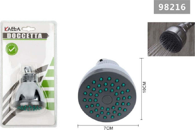 Soffione Per Doccia Multigetto Tondo Bagno Doccetta Idromassaggio 10x7cm 98216 Fai da te/Attrezzature per cucine e bagni/Attrezzature per bagni/Docce e componenti doccia/Filtri supporti e soffioni doccia/Docce fisse Trade Shop italia - Napoli, Commerciovirtuoso.it