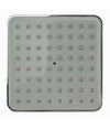 Soffione Per Doccia Quadrato 10 Cm Ugelli Fori Bagno Miscelatore Attacchi 69282