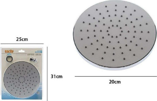 Soffione Per Doccia Rotondo Diametro 20 Cm Ugelli Fori Bagno Miscelatore 79526 Casa, arredamento e bricolage > Accessori Bagno > Soffioni Doccia Trade Shop italia - Napoli, Commerciovirtuoso.it