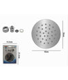 Soffione Per Doccia Ugelli Fori Bagno Miscelatore Rotondo 10cm Con Attacco 69459