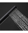 Soffione Slim Doccia Moderno Nero Bagno Doccetta A Pioggia Filtro Anticalcare 87473