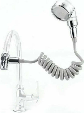Soffione Telefono Doccia Per Rubinetto Bagno Cucina Con Spirale Elastica Q-hs1 Fai da te/Attrezzature per cucine e bagni/Impianti per la cucina/Rubinetti da cucina/Rubinetti per lavelli da cucina Trade Shop italia - Napoli, Commerciovirtuoso.it