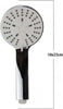 Soffione-Tondo-Doccia-10-X-23-Cm-Doccetta-Multigetto-Di-3-Tipi-Regolabile-69046