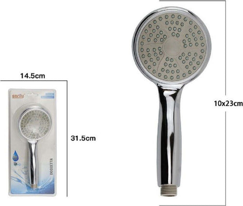 Soffione Tondo Doccia Bagno Doccino 10 X 23 Cm Doccetta Cornetta Moderna 69060 Casa, arredamento e bricolage > Accessori Bagno > Soffioni Doccia Trade Shop italia - Napoli, Commerciovirtuoso.it