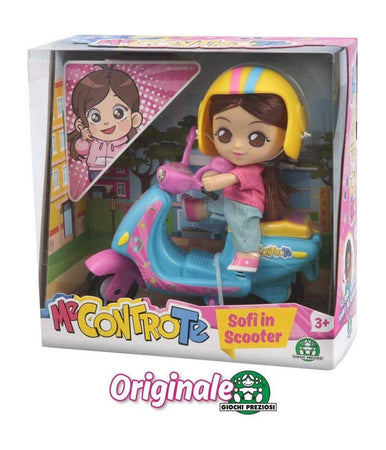 Lo Sccoter Di Sofì E Luì Mini Doll 12 Cm Me Contro Te Giocattolo Bambine