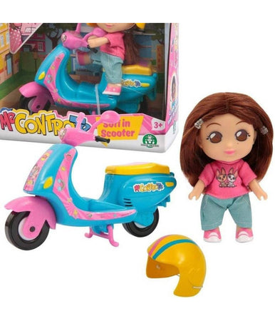 Lo Sccoter Di Sofì E Luì Mini Doll 12 Cm Me Contro Te Giocattolo Bambine