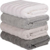 Sofia Set di 4 asciugamani in cotone marrone e bianco 50×90 cm Casa e cucina/Tessili per la casa/Biancheria da bagno/Asciugamani/Set di asciugamani Scontolo.net - Potenza, Commerciovirtuoso.it