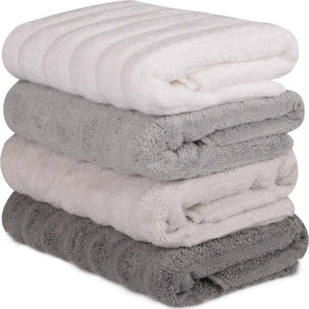 Sofia Set di 4 asciugamani in cotone marrone e bianco 50×90 cm Casa e cucina/Tessili per la casa/Biancheria da bagno/Asciugamani/Set di asciugamani Scontolo.net - Potenza, Commerciovirtuoso.it