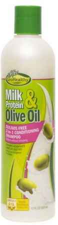 SOFN FREE GROHEALTHY MILK PROTEINS & OLIVE OIL 2 IN 1 SHAMPOO CONDITIONER 355ML PER CAPELLI .