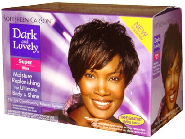DARK & LOVELY RELAXER KIT SUPER STIRAGGIO FORTE PER LA CURA DISTRICANTE DEI CAPELLI
