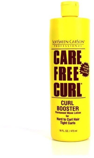 SOFTSHEEN-CARSON CARE FREE CURL /CURL BOOSTER PERMANENT WAVE LOTION 458ML FOR HARD TO CURL HAIR TIGHT CURLS PER CAPELLI
