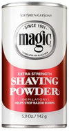 Softsheen Carson Magic Extra Strenght Shaving Powder 142 G Depilatory Polvere Da Barba Extra Forte Uomo per Tutti I Tipi Di Barba