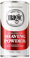 Softsheen Carson Magic Extra Strenght Shaving Powder 142 G Depilatory Polvere Da Barba Extra Forte Uomo per Tutti I Tipi Di Barba