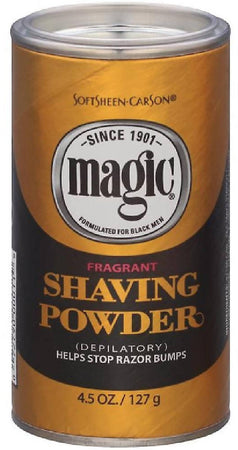 SOFTSHEEN-CARSON MAGIC FRAGRANT  SHAVING POWDER 127 G  POLVERE PER BARBA .