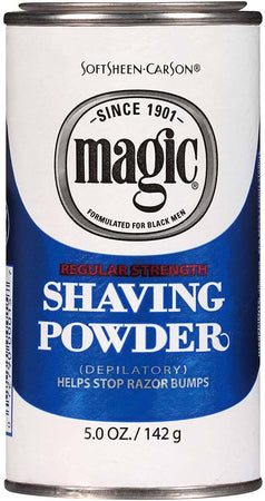 SOFTSHEEN-CARSON MAGIC REGULAR STRENGHT SHAVING POWDER 142 G (POLVERE) PER BARBA .