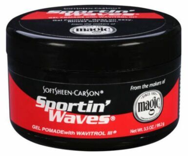 SOFTSHEEN-CARSON MAGIC SPORTIN' WAVES GEL POMADE WITH WAVITROL III 99.2 G