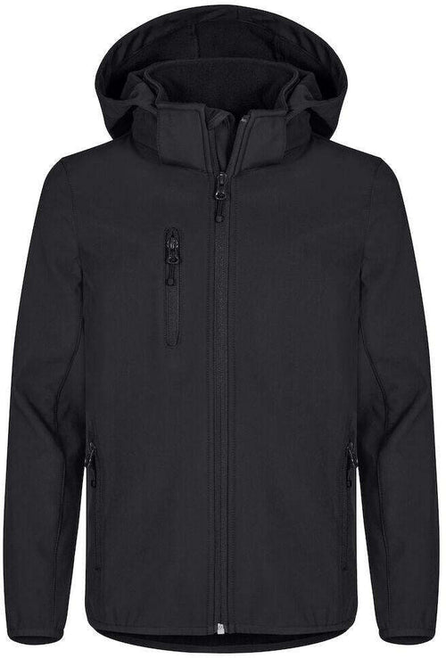 Softshell Bambino Nero Tempo Libero Impermeabile Traspirante
