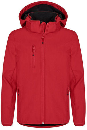 Softshell Bambino Rosso Tempo Libero Impermeabile Traspirante