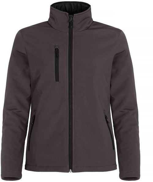Softshell Grigio Antracite Giubbino Donna Imbottito da Lavoro Tempo Libero Impermeabile Traspirante