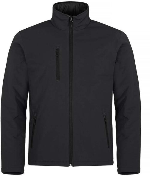 Softshell Nero Giubbino Imbottito da Lavoro Tempo Libero Impermeabile Traspirante