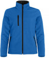 Softshell Royal Azzurro Giubbino Donna Imbottito da Lavoro Tempo Libero Impermeabile Traspirante