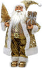 Soggetto-natalizio-General-Trade-432665-Santa-Claus-Oro-Paillettes-Ass