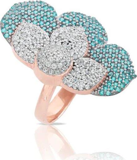 Sogni-Anello-Donna-fiore-pietre-paraiba