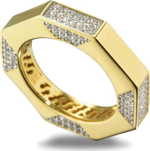 Sogni-Gioielli---Anello-ottagonale-oro-giallo-zirconi-bianchi