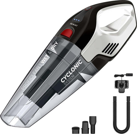 SOGO Aspirapolvere Aspirabriciole portatile ricaricabile a batteria a mano senza cavo + accessori 1000W Casa e cucina/Aspirapolvere e pulizia di pavimenti e finestre/Aspirapolvere/Aspirabriciole e aspirapolvere portatili SellUp - Bassano del Grappa, Commerciovirtuoso.it