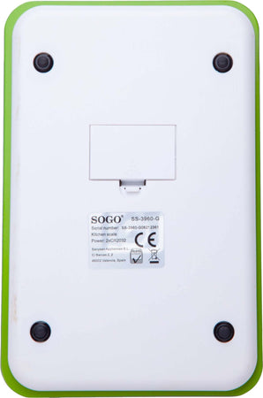 SOGO BILANCIA da cucina elettronica vetro temperato verde Casa e cucina/Elettrodomestici per la cucina/Bilance SellUp - Bassano del Grappa, Commerciovirtuoso.it