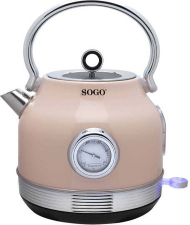 Sogo Bollitore 2200 W / 1.8 L / Autospegnimento Retrò Beige Casa e cucina/Elettrodomestici per la cucina/Bollitori e erogatori d'acqua calda/Bollitori SellUp - Bassano del Grappa, Commerciovirtuoso.it
