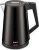 Sogo Bollitore a Tre Strati Acciaio Inox Nero / 1830 W / 1.7 L / Autospegnimento Casa e cucina/Elettrodomestici per la cucina/Bollitori e erogatori d'acqua calda/Bollitori SellUp - Bassano del Grappa, Commerciovirtuoso.it
