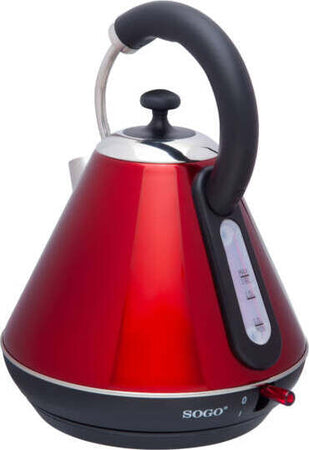 Sogo Bollitore Acqua Senza Fili 2200 W / 1.8 L Rosso Casa e cucina/Elettrodomestici per la cucina/Bollitori e erogatori d'acqua calda/Bollitori SellUp - Bassano del Grappa, Commerciovirtuoso.it