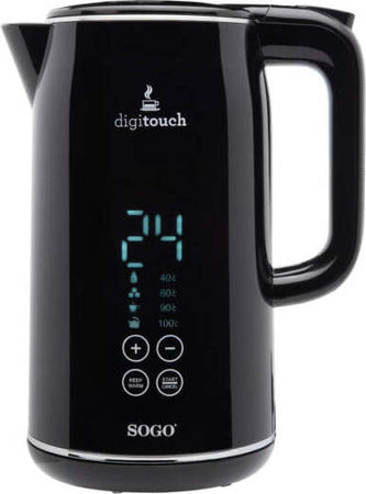 Sogo Bollitore Elettrico Con Display Digitale E Comandi Touch 2200 W / 1.7 L / Mantiene Il Calore / Inox Casa e cucina/Elettrodomestici per la cucina/Bollitori e erogatori d'acqua calda/Bollitori SellUp - Bassano del Grappa, Commerciovirtuoso.it