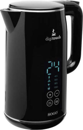 Sogo Bollitore Elettrico Con Display Digitale E Comandi Touch 2200 W / 1.7 L / Mantiene Il Calore / Inox Casa e cucina/Elettrodomestici per la cucina/Bollitori e erogatori d'acqua calda/Bollitori SellUp - Bassano del Grappa, Commerciovirtuoso.it