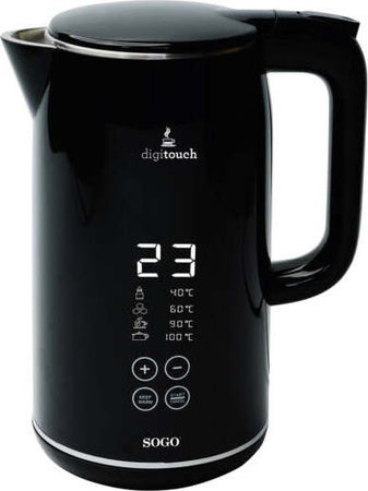 Sogo Bollitore Elettrico Con Display Digitale E Comandi Touch 2200 W / 1.7 L / Mantiene Il Calore / Inox Casa e cucina/Elettrodomestici per la cucina/Bollitori e erogatori d'acqua calda/Bollitori SellUp - Bassano del Grappa, Commerciovirtuoso.it