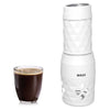 SOGO Caffettiera manuale 3in1 (capsule, macinato e tè) porta-espresso  bianco moka
