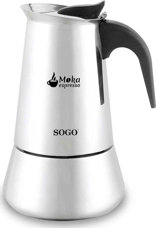 Sogo Caffettiera 6 Tazze Moka Acciaio Casa e cucina/Tè e caffè/Moke e caffettiere SellUp - Bassano del Grappa, Commerciovirtuoso.it