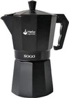 Sogo Caffettiera Moka 6 Tazze Nera Casa e cucina/Tè e caffè/Moke e caffettiere SellUp - Bassano del Grappa, Commerciovirtuoso.it