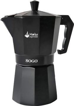 Sogo Caffettiera Moka 6 Tazze Nera Casa e cucina/Tè e caffè/Moke e caffettiere SellUp - Bassano del Grappa, Commerciovirtuoso.it