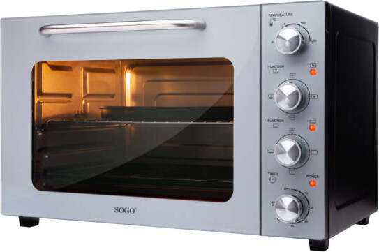 SOGO Forno elettrico a convezione 48L con girarrosto e grill 1800W / 6 funzioni / timer Casa e cucina/Elettrodomestici per la cucina/Elettrodomestici speciali/Fornetti elettrici SellUp - Bassano del Grappa, Commerciovirtuoso.it