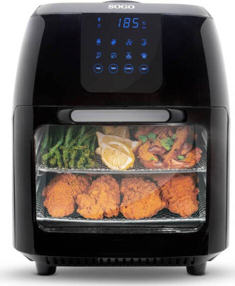 SOGO Friggitrice 3in1 ad aria + forno multifunzione / 1800W / 10L / timer 60min / controllo touch / ricettario Casa e cucina/Elettrodomestici per la cucina/Friggitrici SellUp - Bassano del Grappa, Commerciovirtuoso.it
