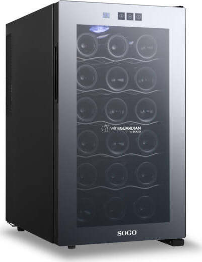SOGO Frigorifero vino cantinetta 18 bottiglie cantina 50W / 48L / R600A / controllo touch Casa e cucina/Grandi elettrodomestici/Cantinette vino SellUp - Bassano del Grappa, Commerciovirtuoso.it