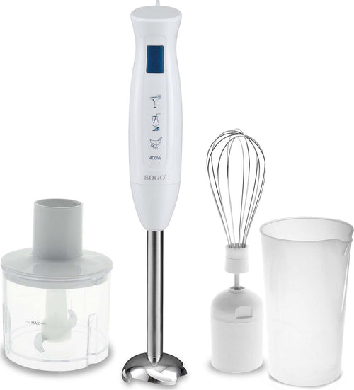 SOGO FRULLATORE A IMMERSIONE CON TRITACARNE ASTA E TAZZA DI MISURA Casa e cucina/Elettrodomestici per la cucina/Elettrodomestici speciali/Tritacarne SellUp - Bassano del Grappa, Commerciovirtuoso.it
