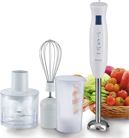SOGO FRULLATORE A IMMERSIONE CON TRITACARNE ASTA E TAZZA DI MISURA Casa e cucina/Elettrodomestici per la cucina/Elettrodomestici speciali/Tritacarne SellUp - Bassano del Grappa, Commerciovirtuoso.it