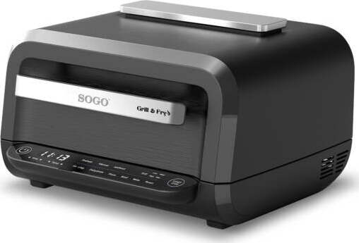 SOGO Griglia con friggitrice ad aria multifunzione 4L/ grill + friggitrice / 1700W / touch control / timer 120min Casa e cucina/Elettrodomestici per la cucina/Friggitrici SellUp - Bassano del Grappa, Commerciovirtuoso.it