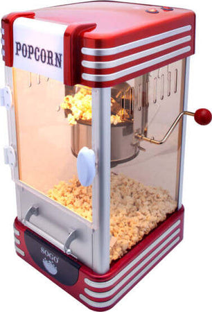 Sogo Macchina per Popcorn Retrò 310 W / 8 Tazze / 750ml Rossa Casa e cucina/Elettrodomestici per la cucina/Elettrodomestici speciali/Macchine per Pop-corn SellUp - Bassano del Grappa, Commerciovirtuoso.it